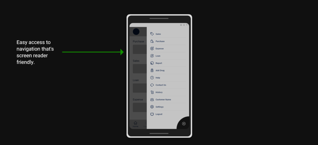 Digital Wireframe for Pharmacy Inventory App 2